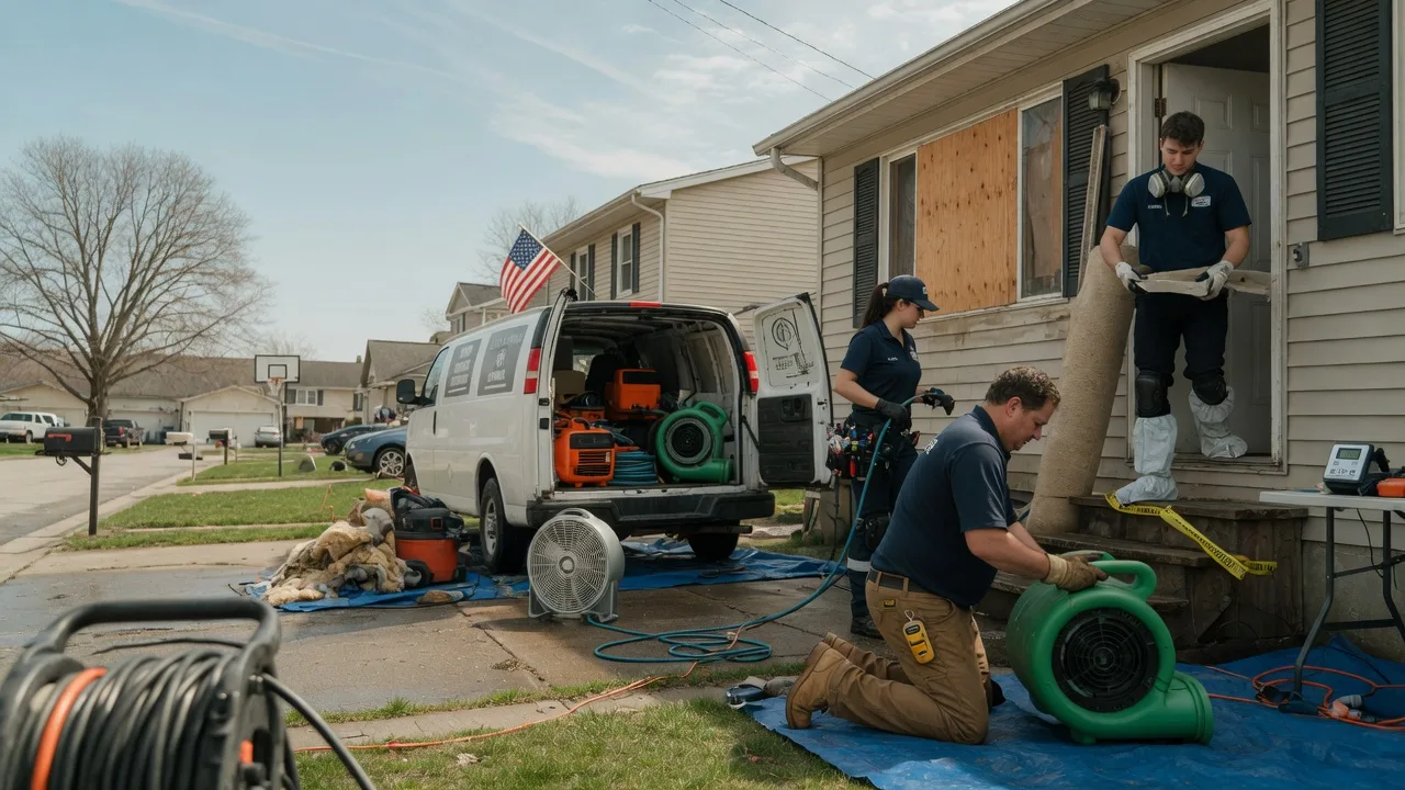 Water Damage Restoration in Minford, OH near me
